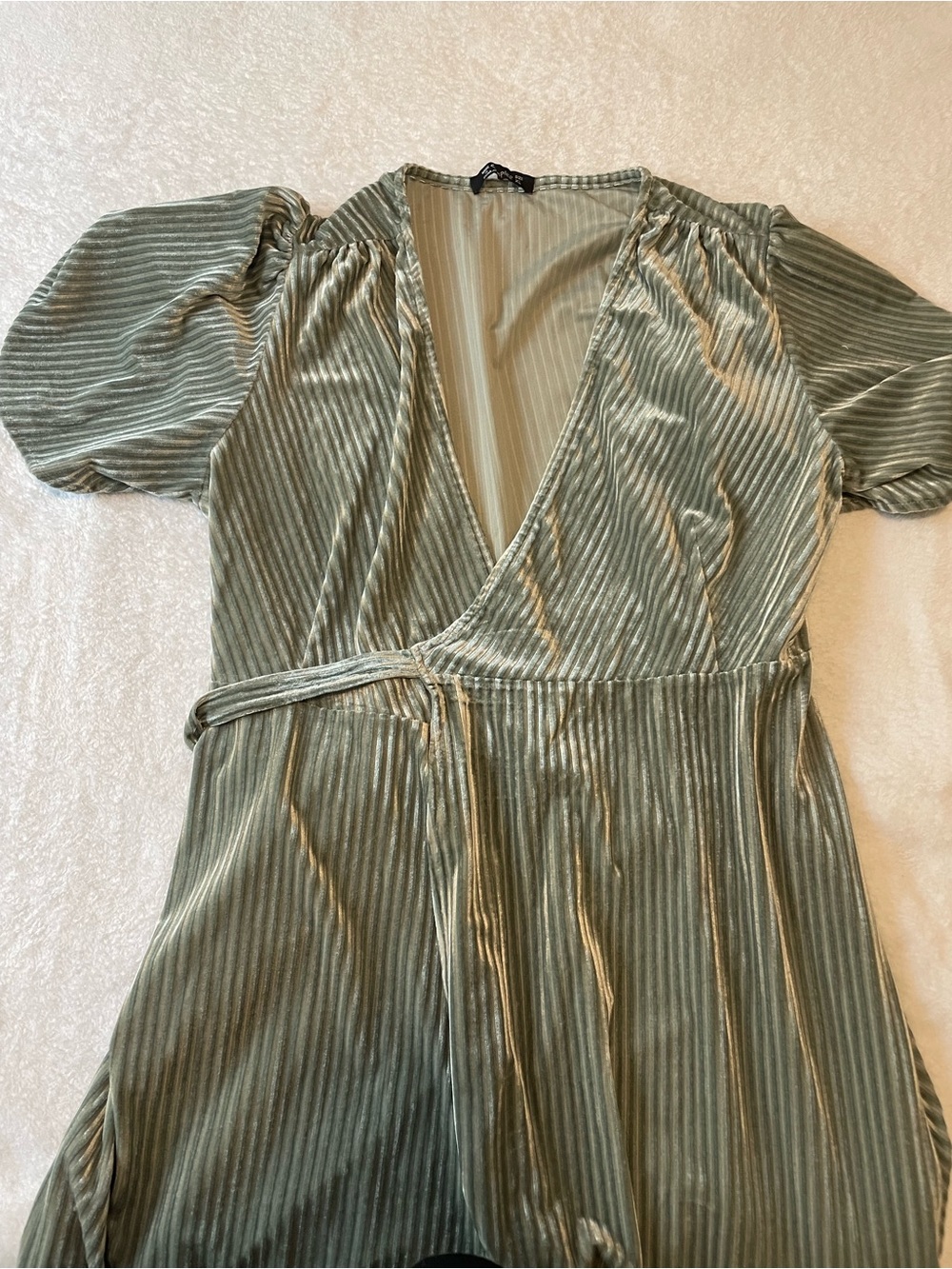 Velvet Wrap Dress